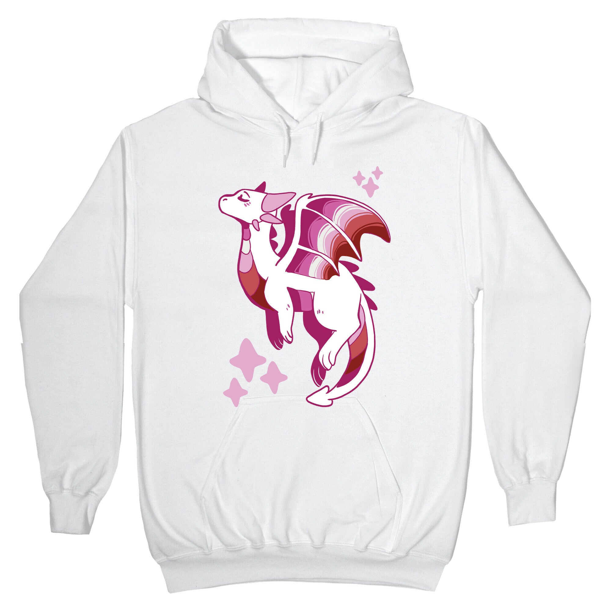 Lesbian Pride Dragon Hoodie